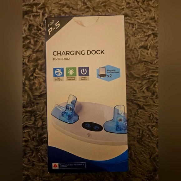 Charging Dock For P-S VR2 Fast Charging, Breathing Indicator, Touch Switch NEW - Picture 1 of 4